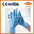 Single use Blue Powder Free Nitrile gloves with CE FDA approved